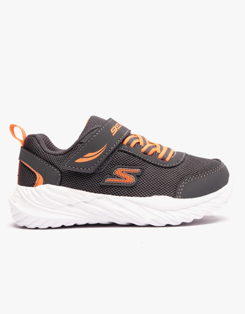 407308N/CCOR NITRO SPRINT-ROWZER Boys Sneaker Charcoal/Orange