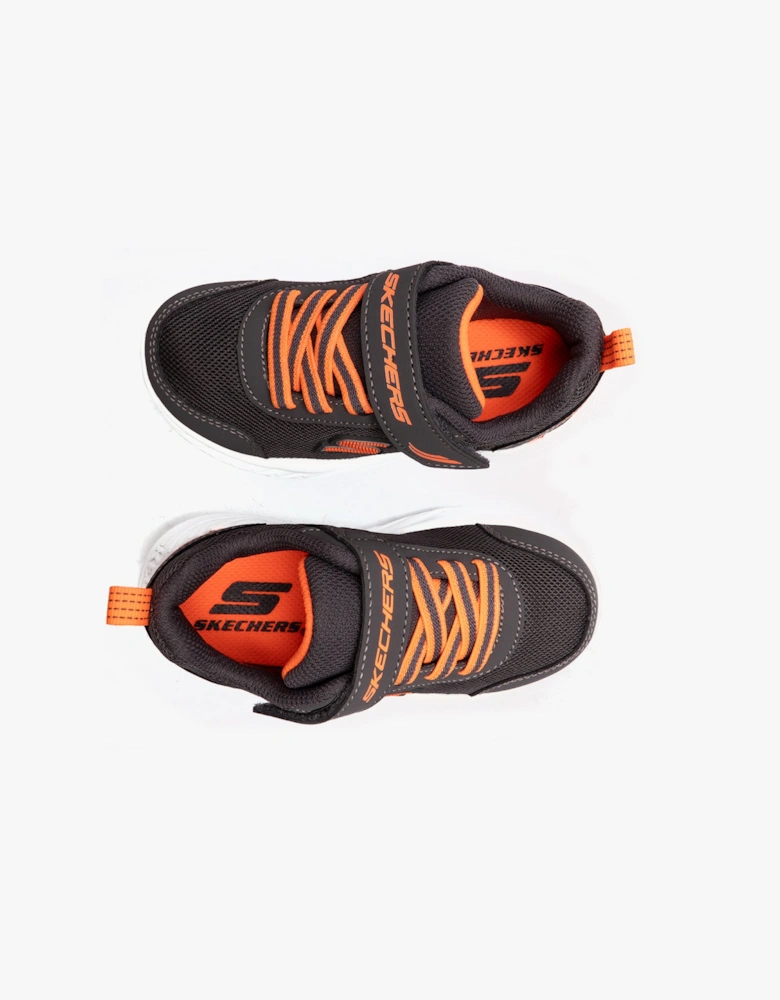 407308N/CCOR NITRO SPRINT-ROWZER Boys Sneaker Charcoal/Orange