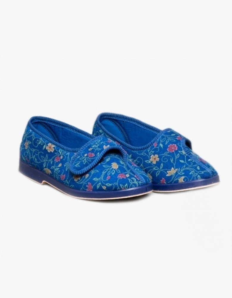 WILMA Womens Slippers Blue