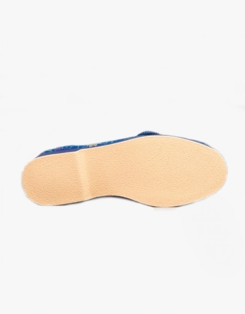 WILMA Womens Slippers Blue