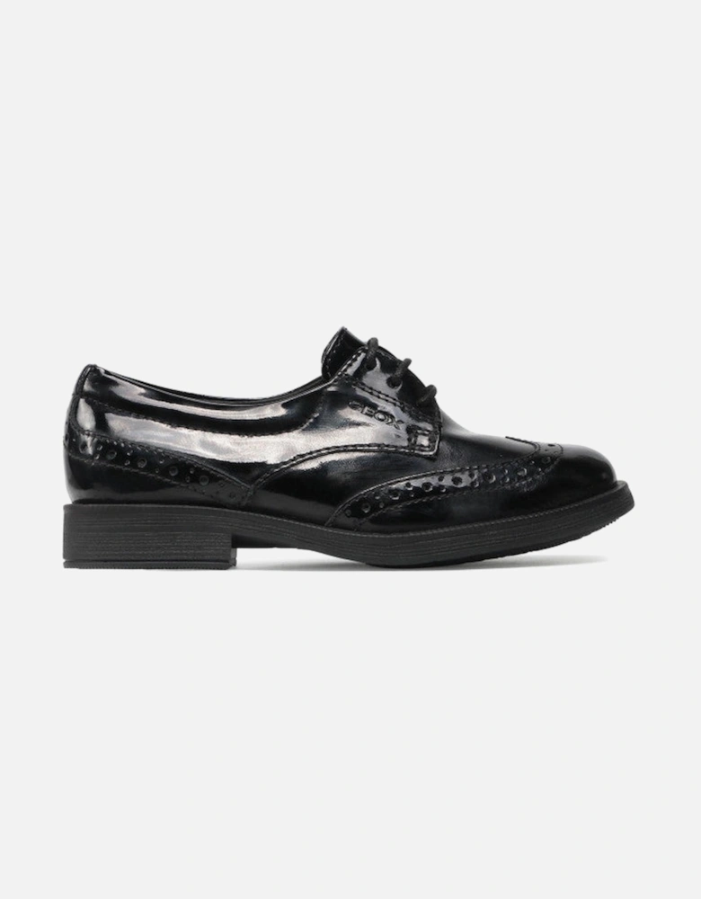 AGATA Girls Shoes Patent Black