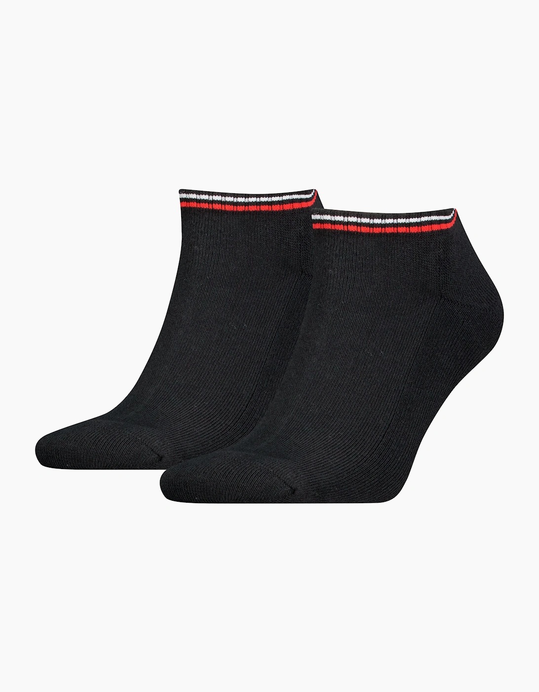 Tommy Hilfiger Men's Black 2 Pack Trainer Ankle Socks - : 6/6.5/7/8/7.5 Uk Size 6-8