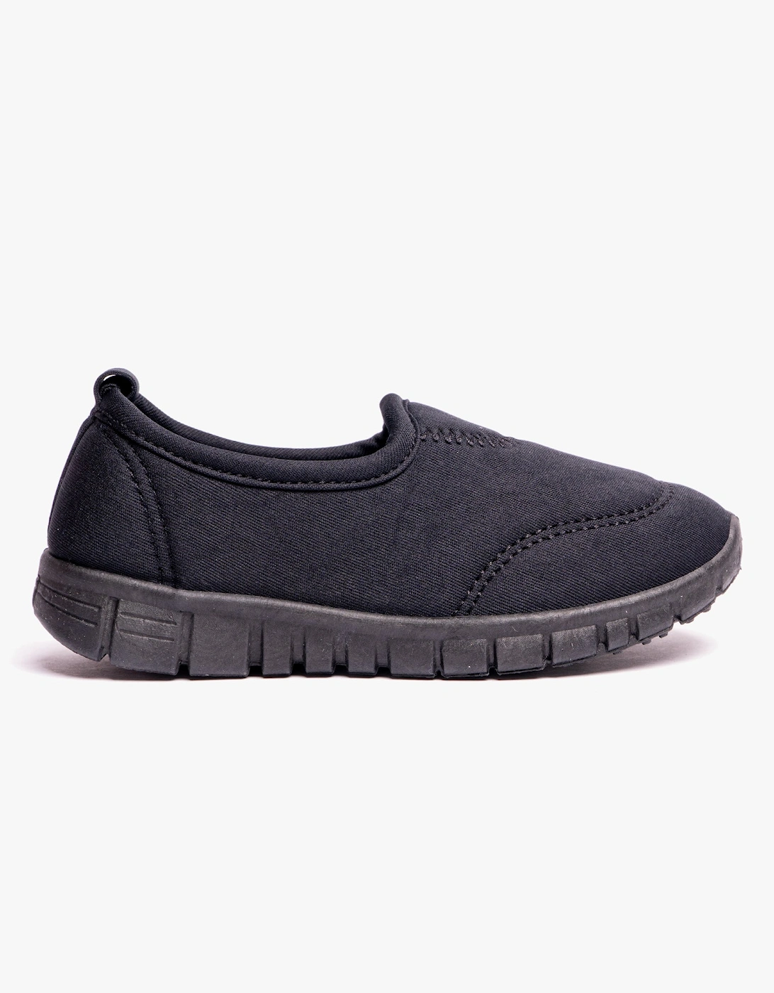 STINGRAY Kids Plimsolls Black, 7 of 6