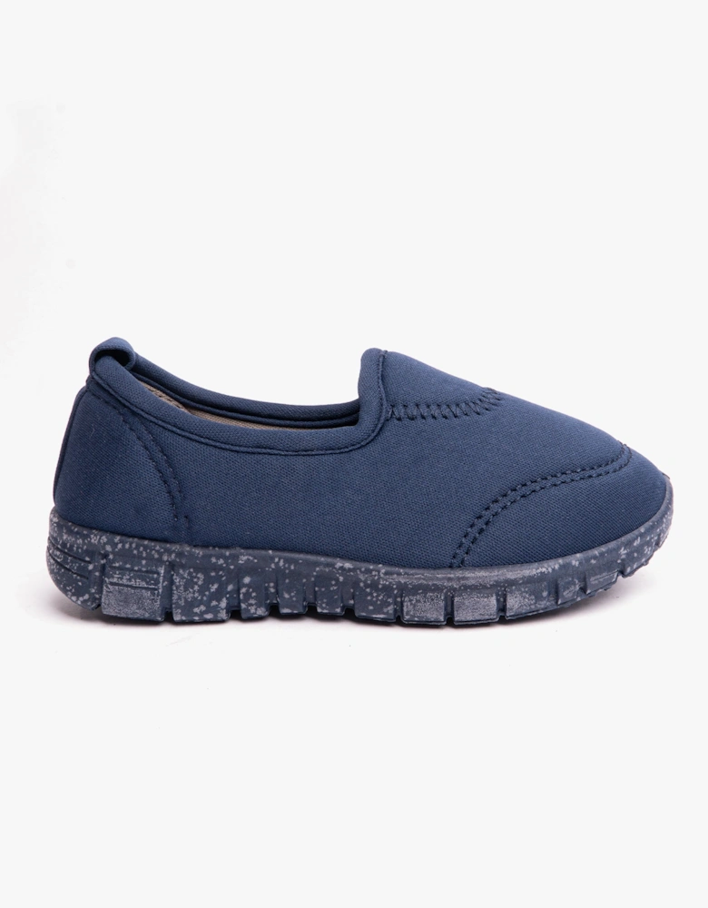 STINGRAY Unisex Infants Elasticated Slip-On Shoes Navy