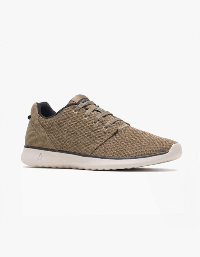 GOOD Mens Recycled Mesh Casual Trainers Olive