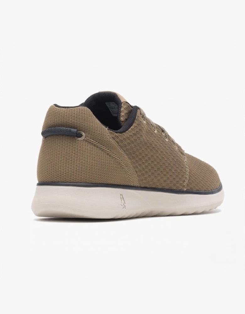 GOOD Mens Recycled Mesh Casual Trainers Olive
