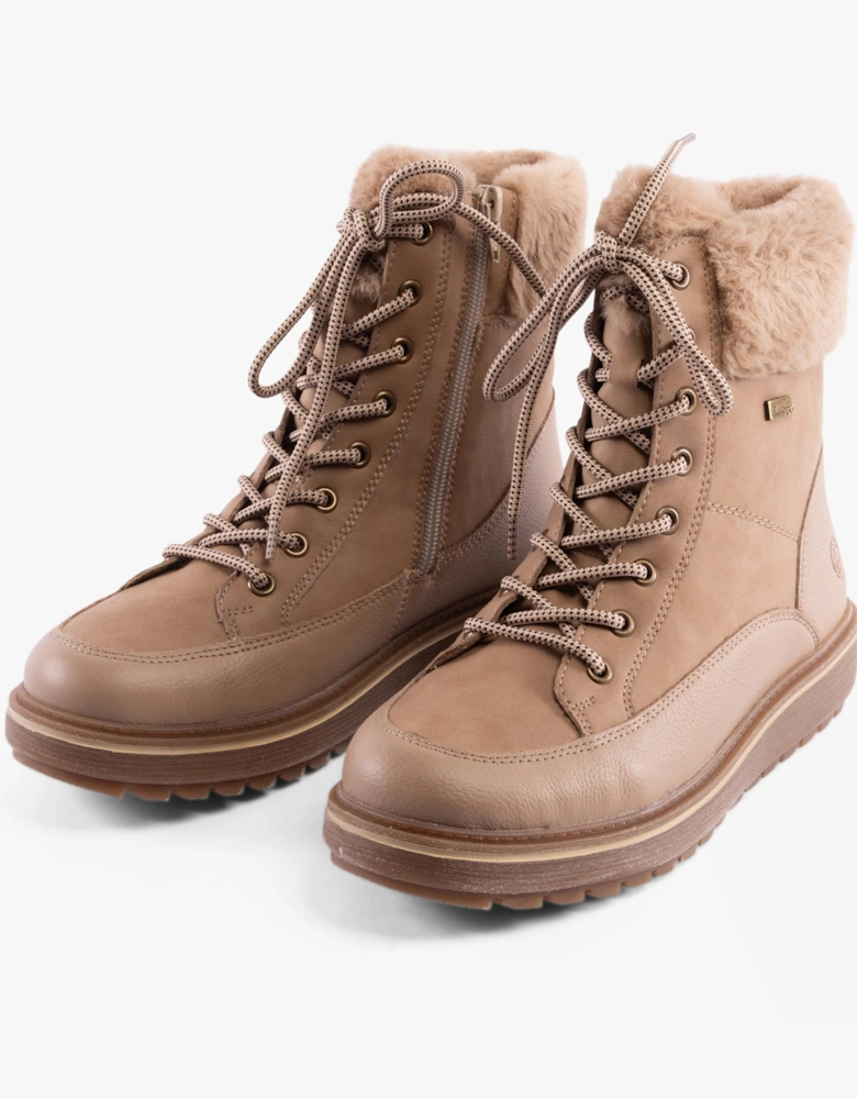 D0U78-20 Womens Boots Brown