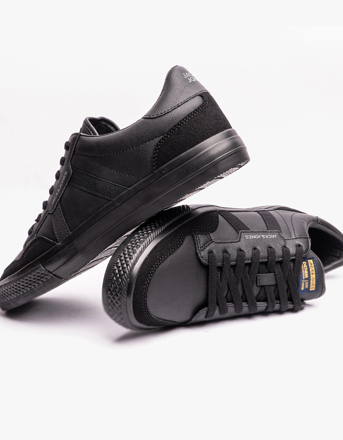 MORDEN Mens Canvas Trainers Anthracite