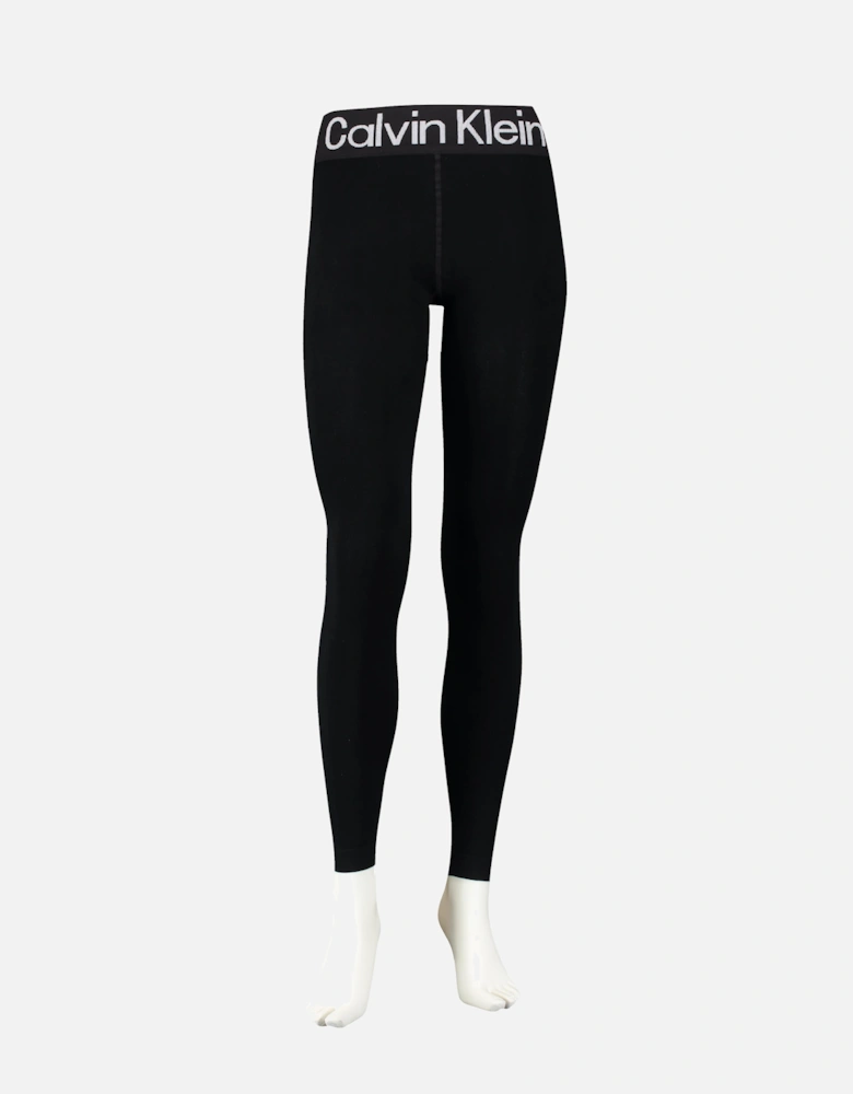 LOGO Waist Leggings Black