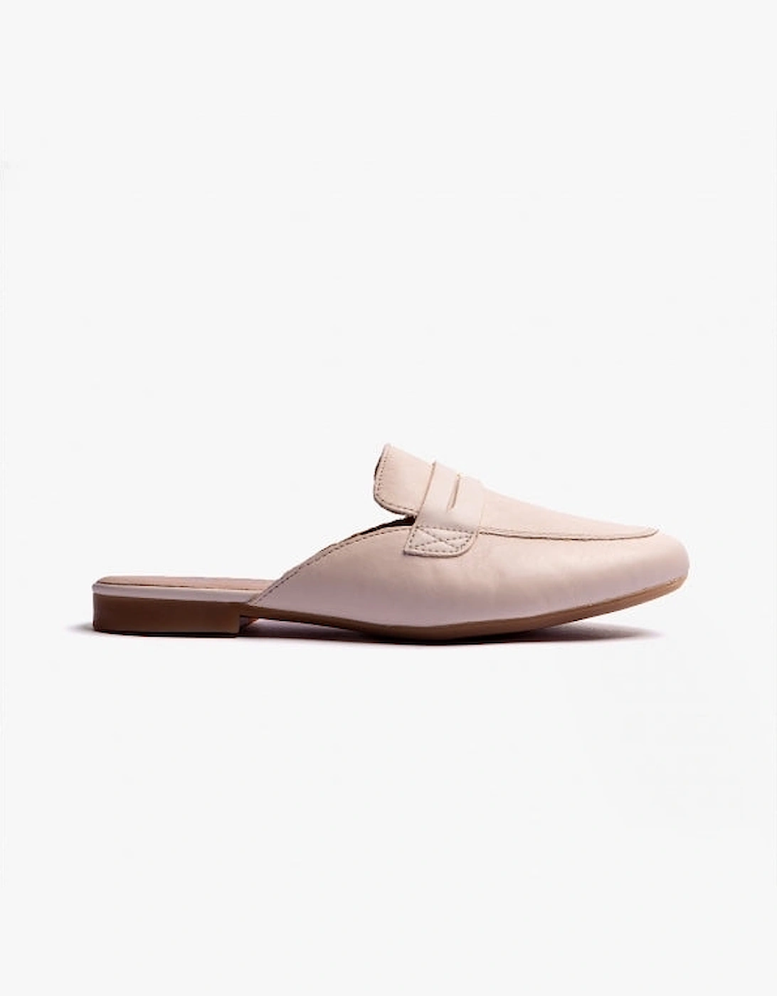 Women's Remonte IRMGARD Womens Backless Loafers Beige - Cream - Size: 4