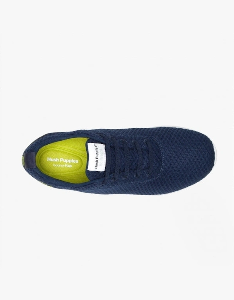 GOOD Womens Recycled Mesh Casual Trainers Dark Blue