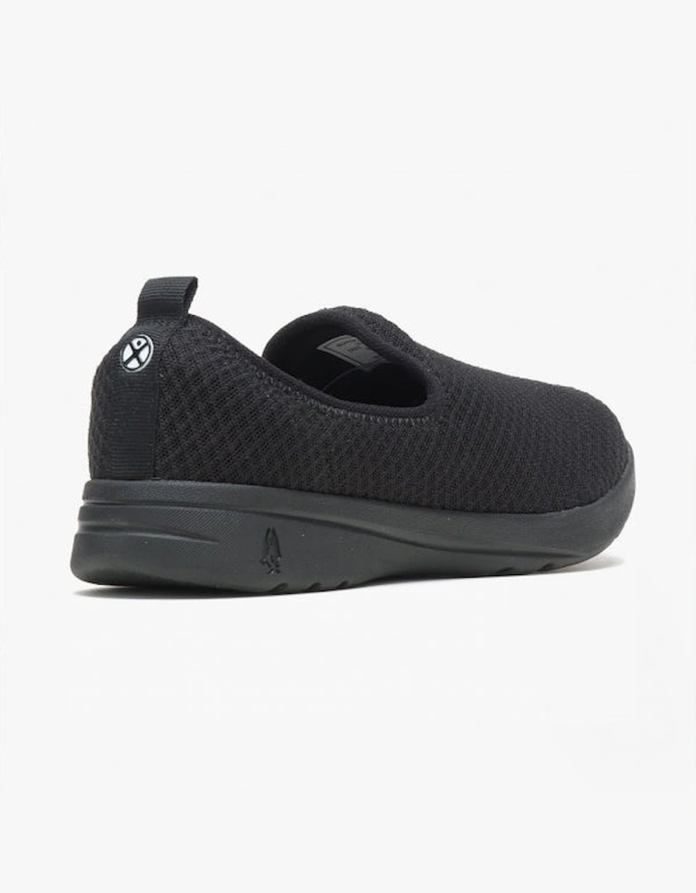 GOOD Womens Recycled Mesh Slip-On Trainers Black