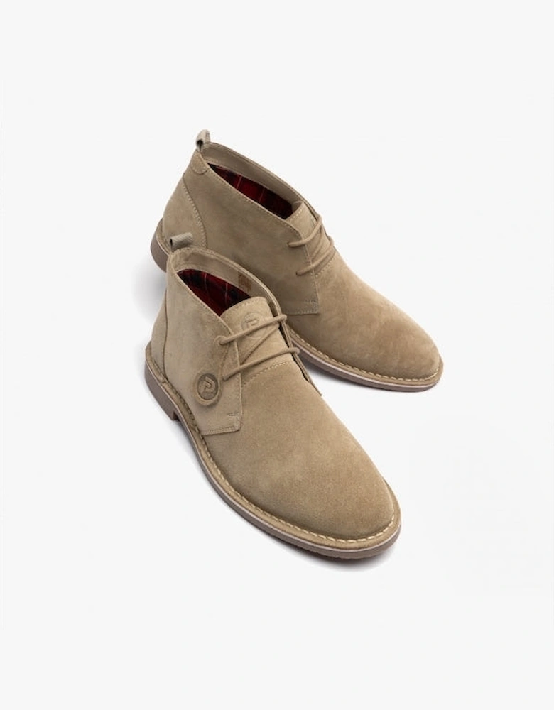 VESPA Unisex Desert Boots Sand