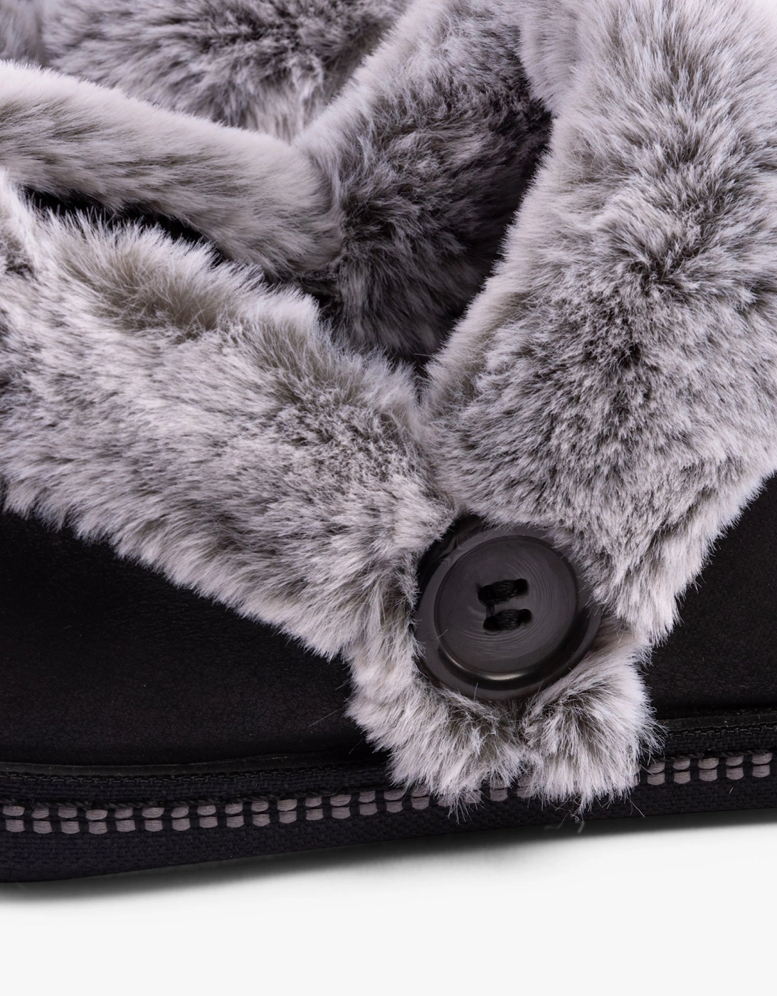 169010/BLK COZY CAMPFIRE-FRENCH TOAST 2 Womens Slippers Black