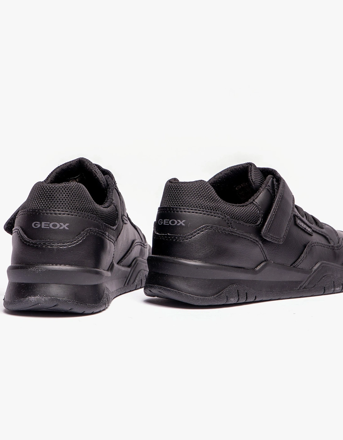 J PERTH BOY Boys School Shoes Black