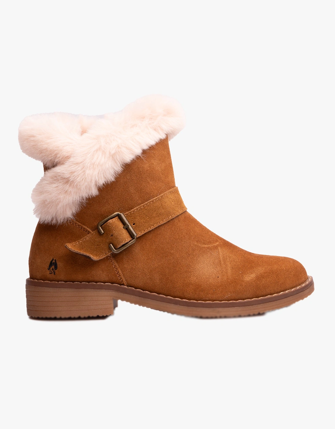 HANNAH Womens Ankle Boots Tan, 6 of 5