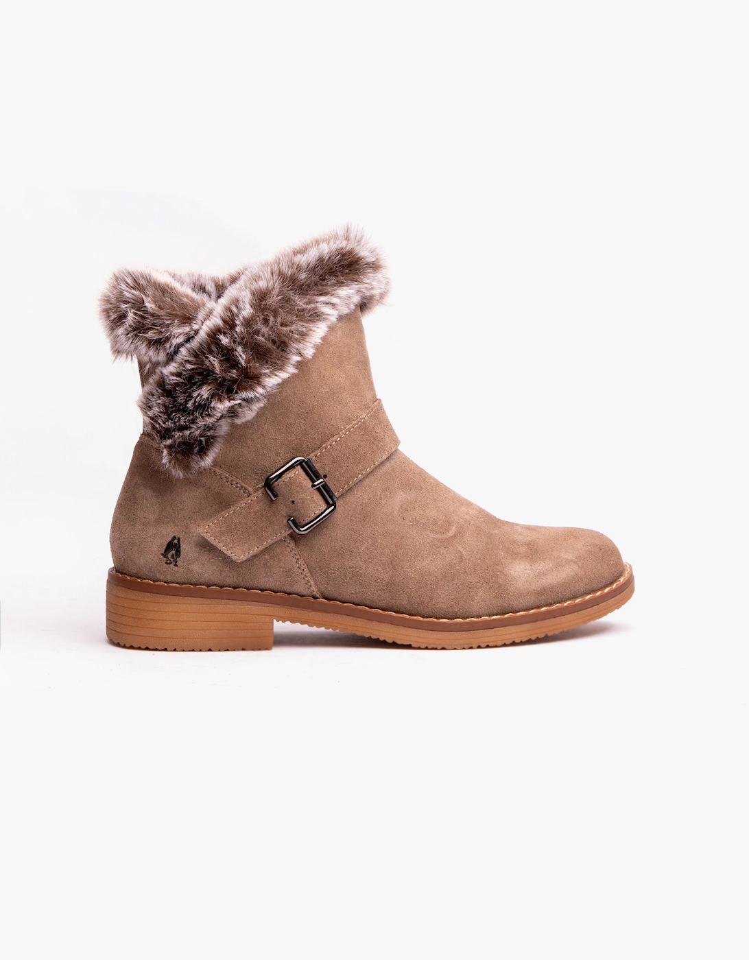 Hush Puppies Women's Hush Puppies HANNAH Womens Ankle Boots Taupe - Cream
