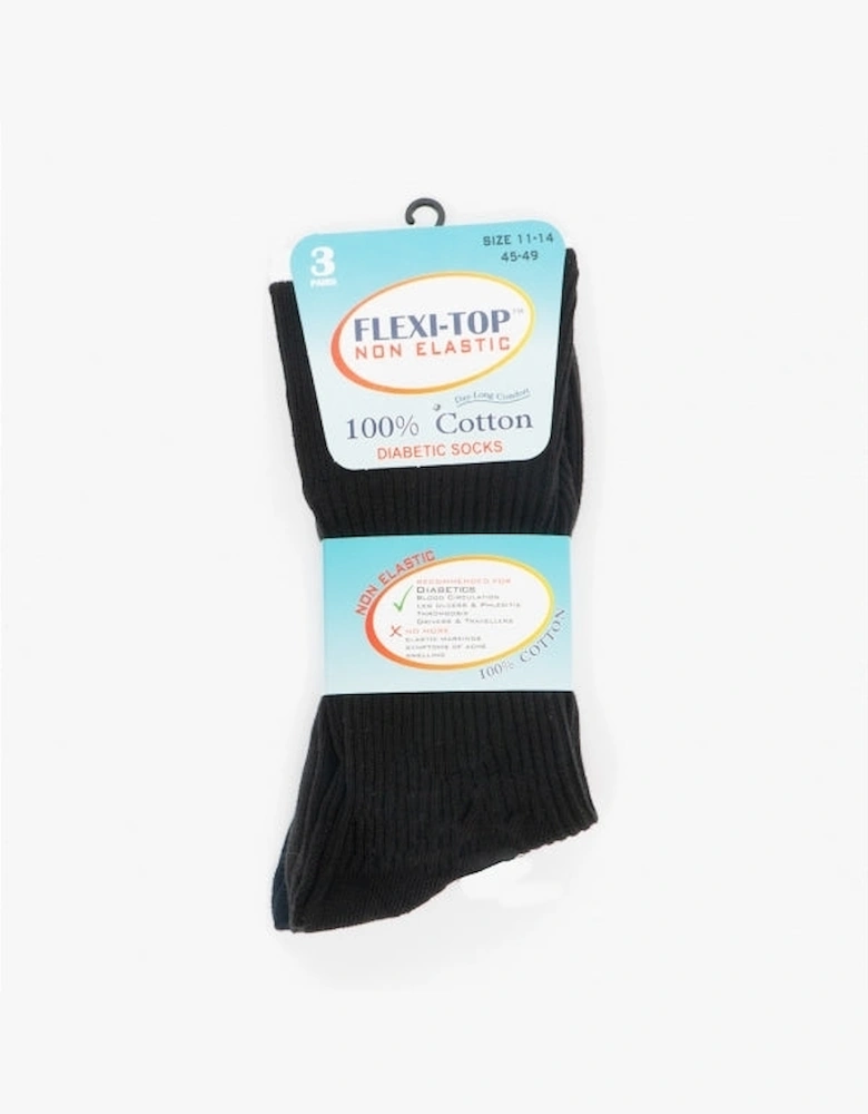 Mens Socks Navy/Black/Grey