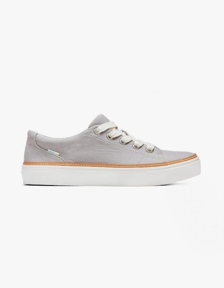 ALEX Womens Cotton Casual Trainers Grey