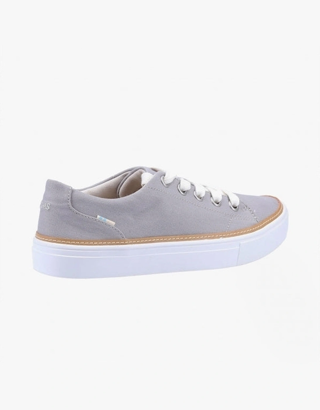 ALEX Womens Cotton Casual Trainers Grey