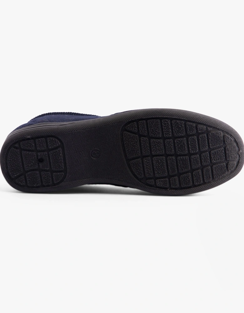 ERIC Mens Full Slippers Navy