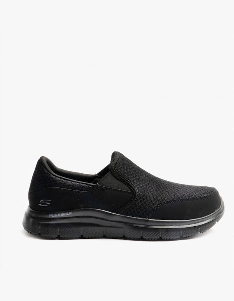 77048EC/BBK RELAXED FIT: FLEX ADVANTAGE - MCALLEN SR Mens Anti-Slip Trainers Black