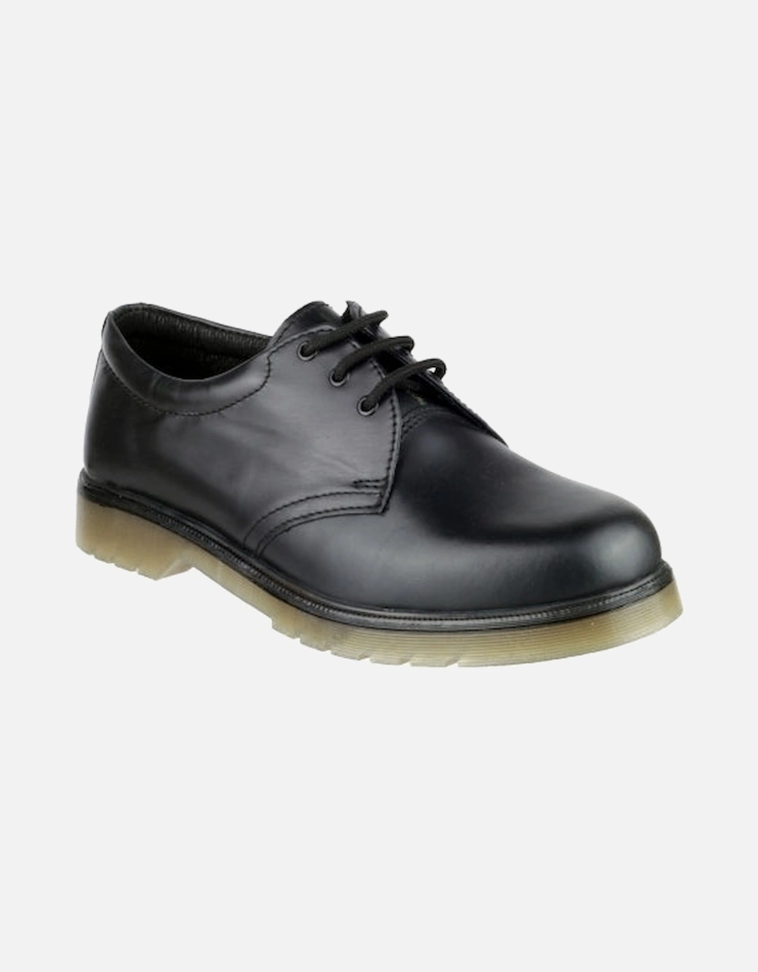 ALDERSHOT Unisex Leather Shoes Black, 3 of 2