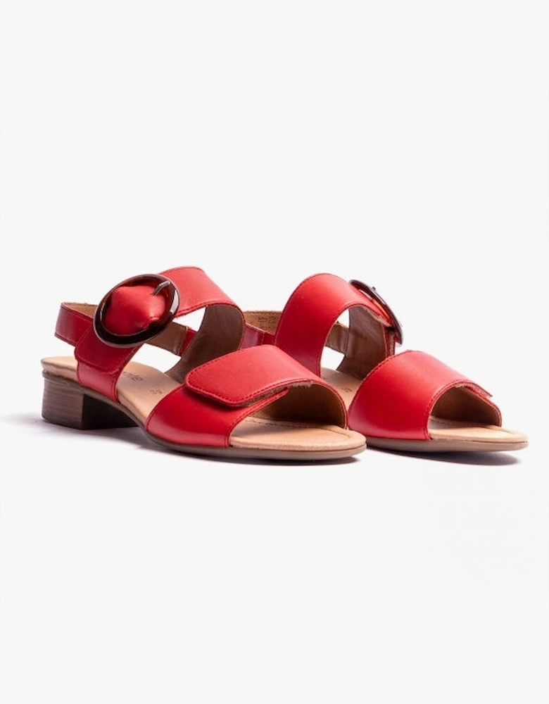 MARYANN Womens Slingback Sandals Red