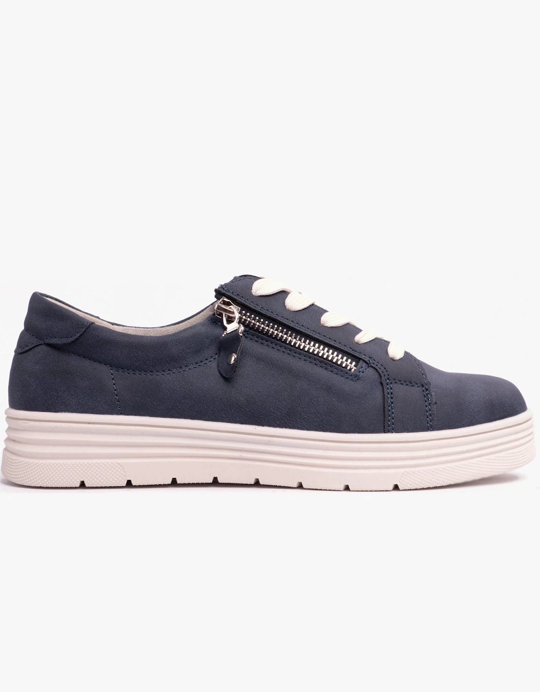 JANICE Womens Trainers Navy, 6 of 5