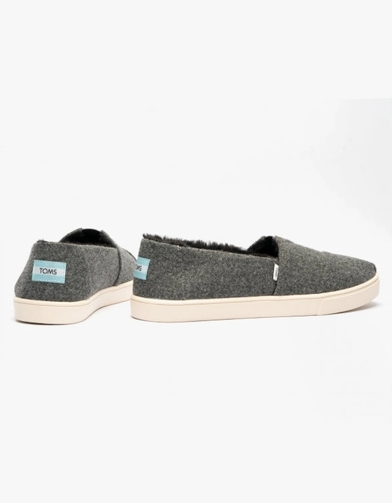 ALPARGATA CUPSOLE Womens Slip On Grey