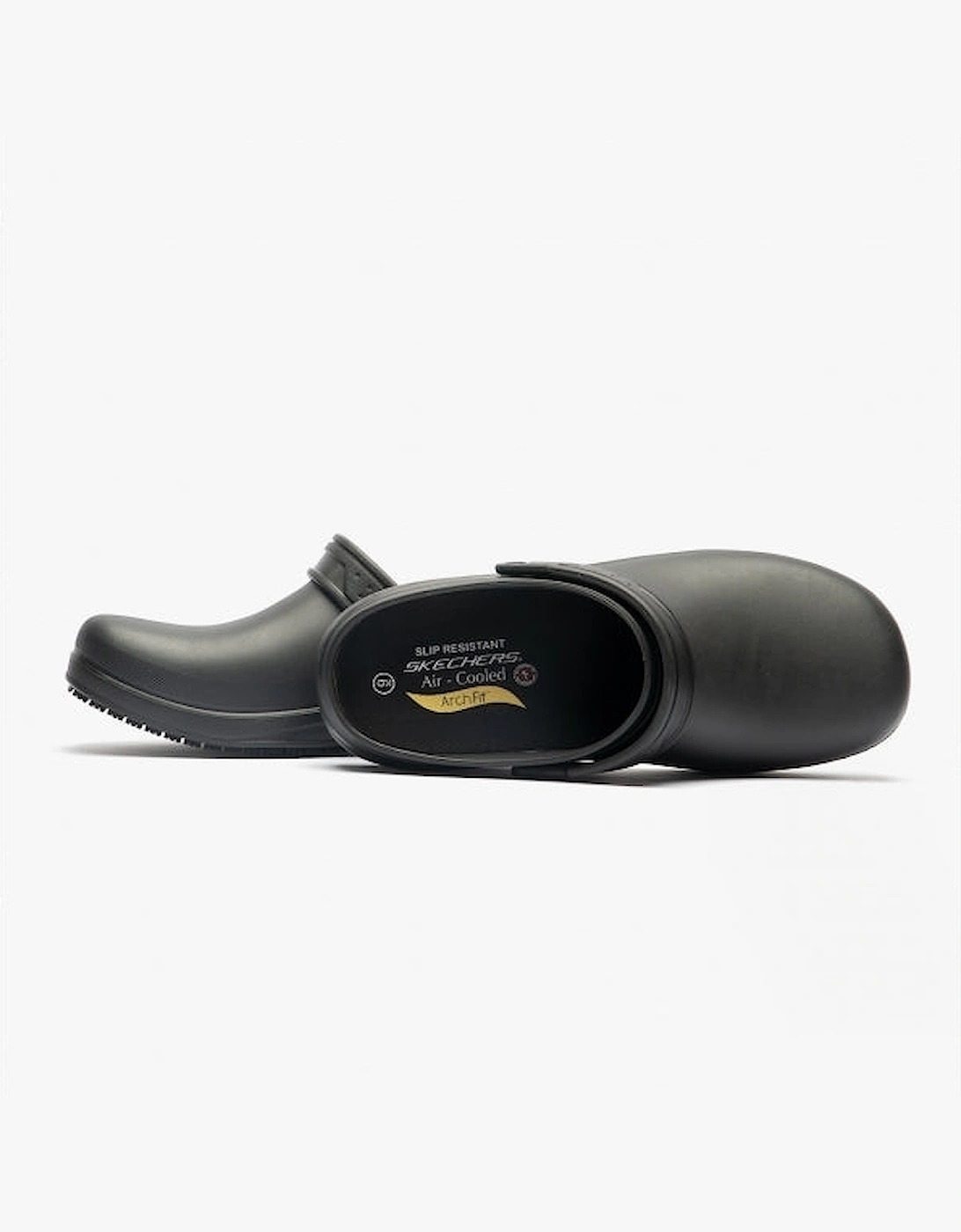 200092EC/BLK RIVERBOUND Mens Arch-Fit Clogs Black