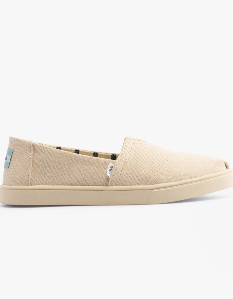 ALPARGATA CUPSOLE Womens Vegan Slip-On Espadrilles Natural