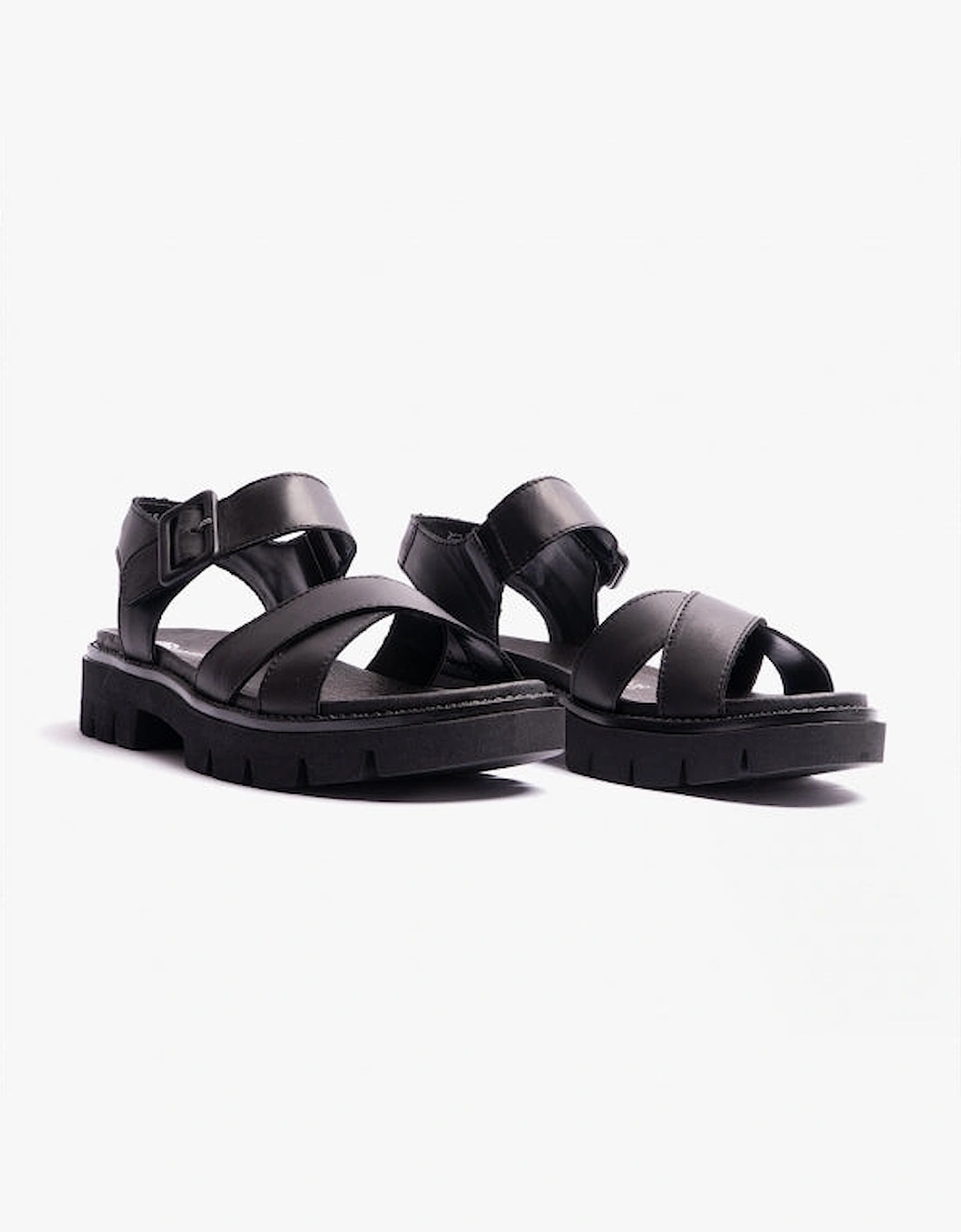 ROXANE Womens Chunky Sandals Black