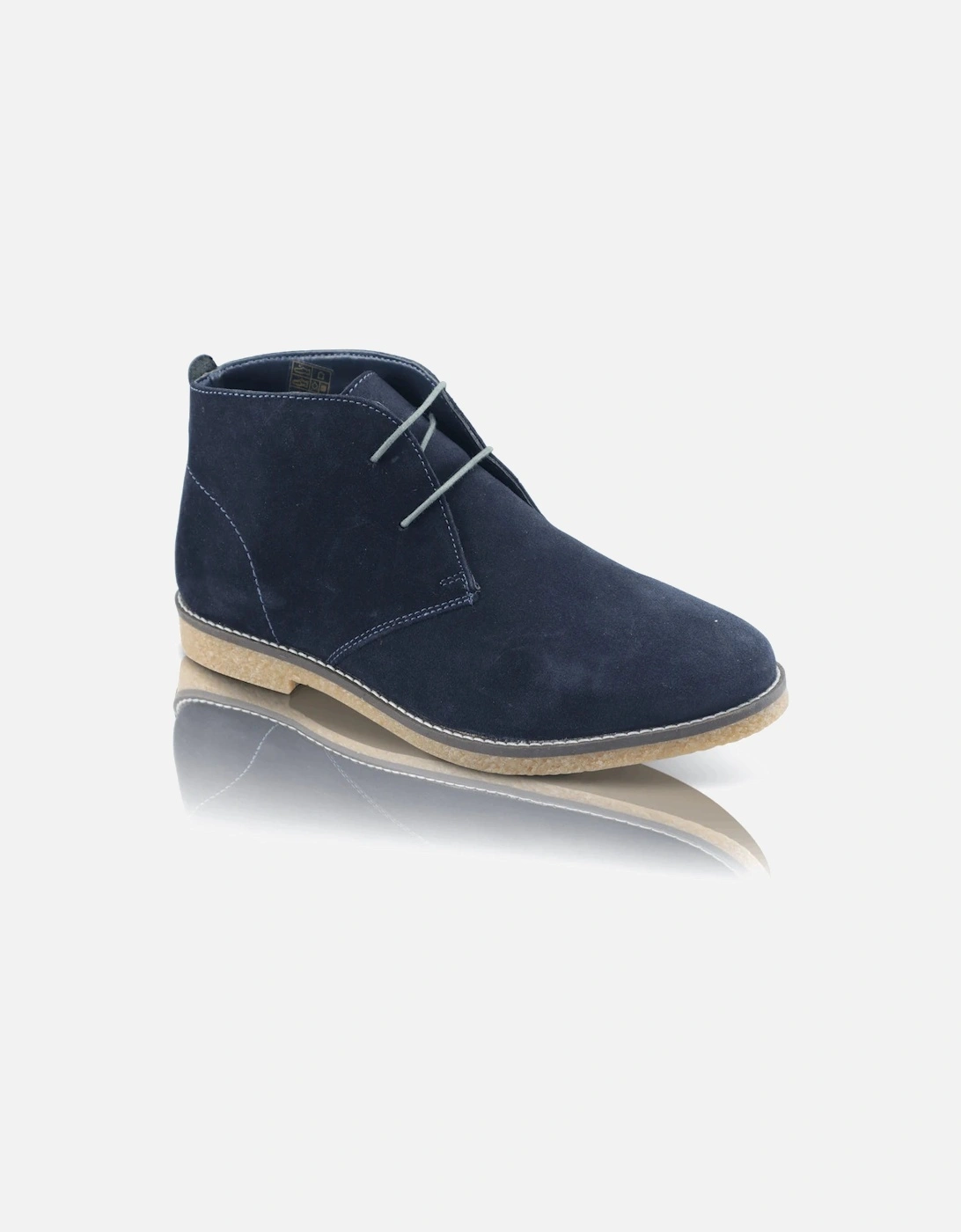 BARNABY Mens Boots Navy, 3 of 2