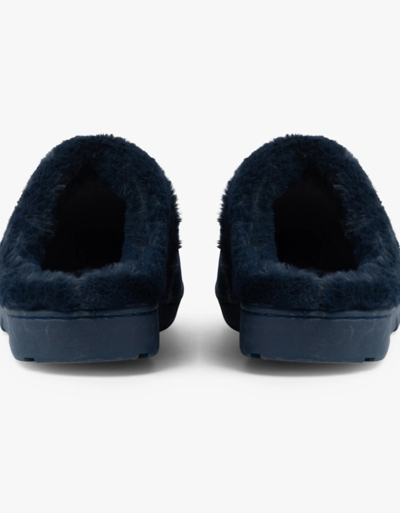 JUSTINE Womens Slippers Navy