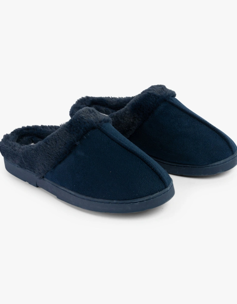 JUSTINE Womens Slippers Navy