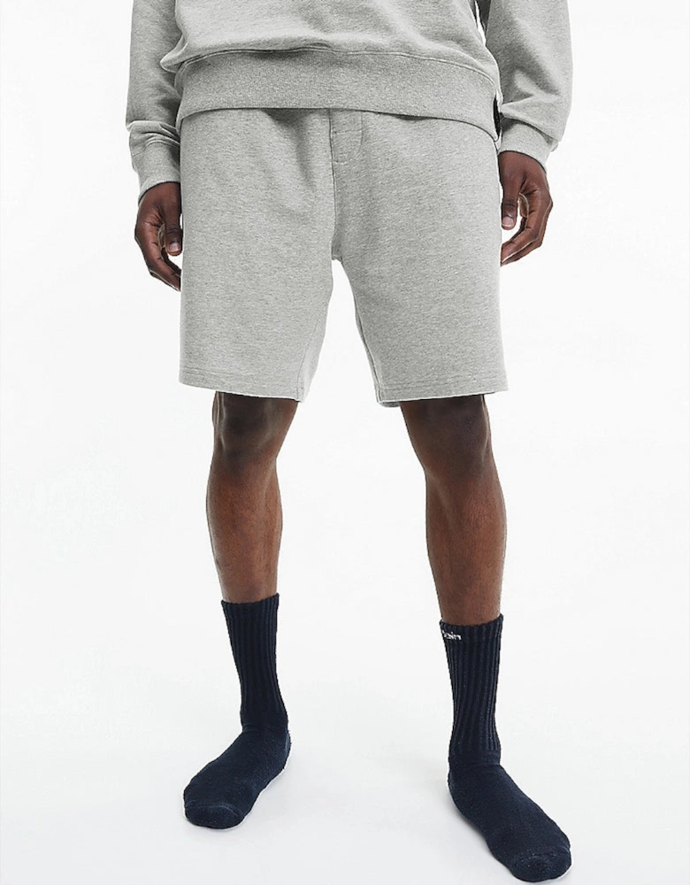 MODERN COTTON TERRY LOUNGE Shorts Mens Grey Heather