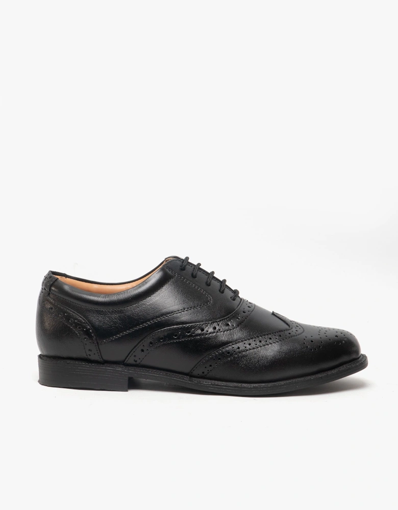 LIVERPOOL Mens Leather Oxford Brogues Black