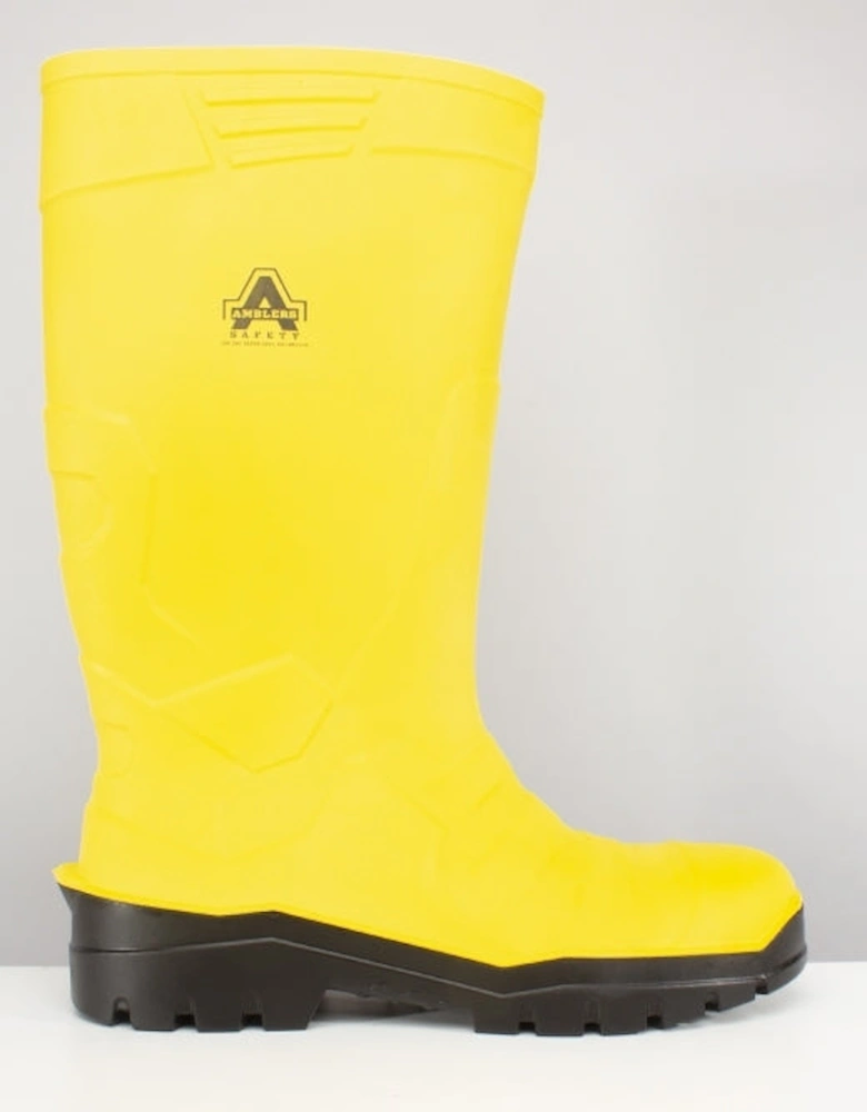 AS1007 Unisex Safety Wellington Boots Yellow