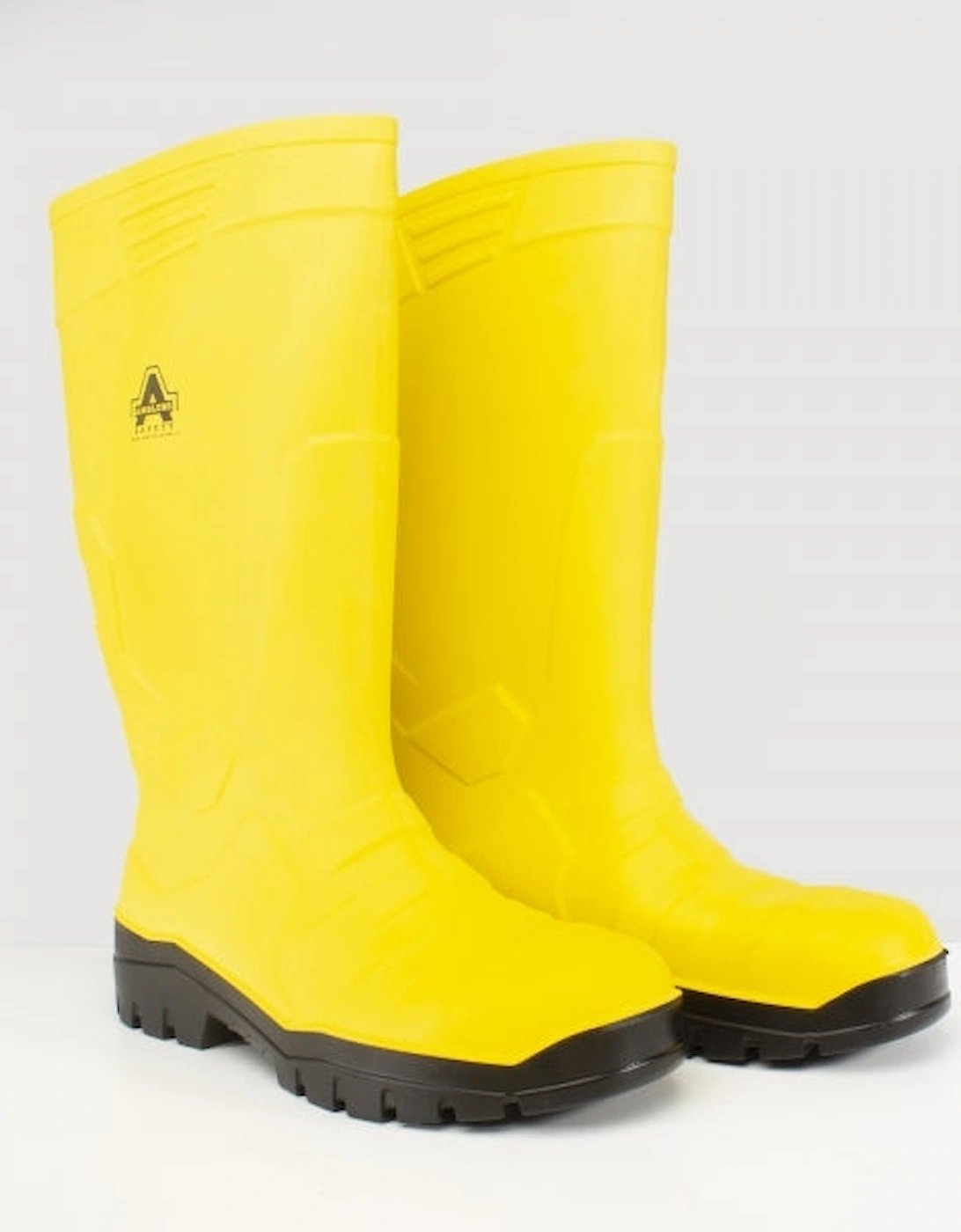 AS1007 Unisex Safety Wellington Boots Yellow