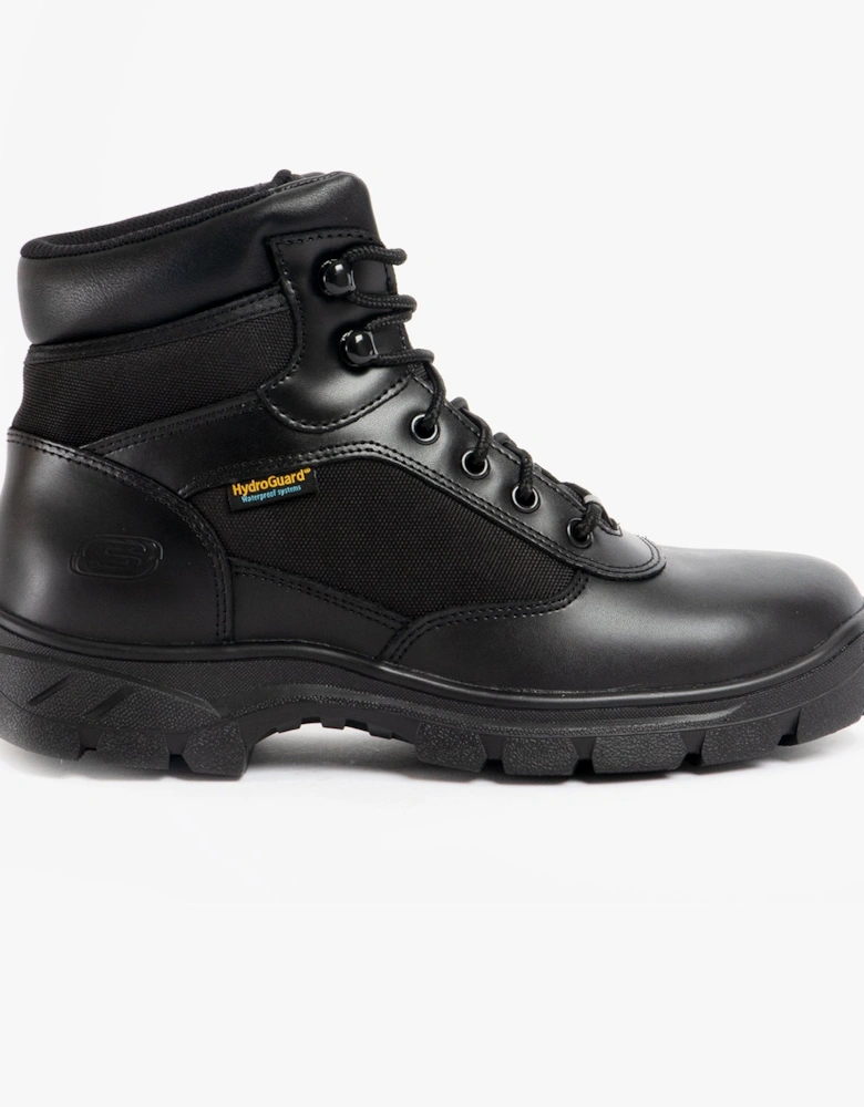 77526EC/BLK WASCANA - BENEN Mens Leather Tactical Boots Black