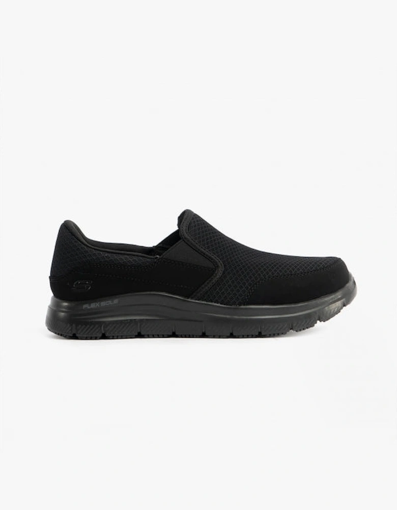 77048WEC/BBK WIDE FIT: FLEX ADVANTAGE - MCALLEN SR Mens Trainers Black