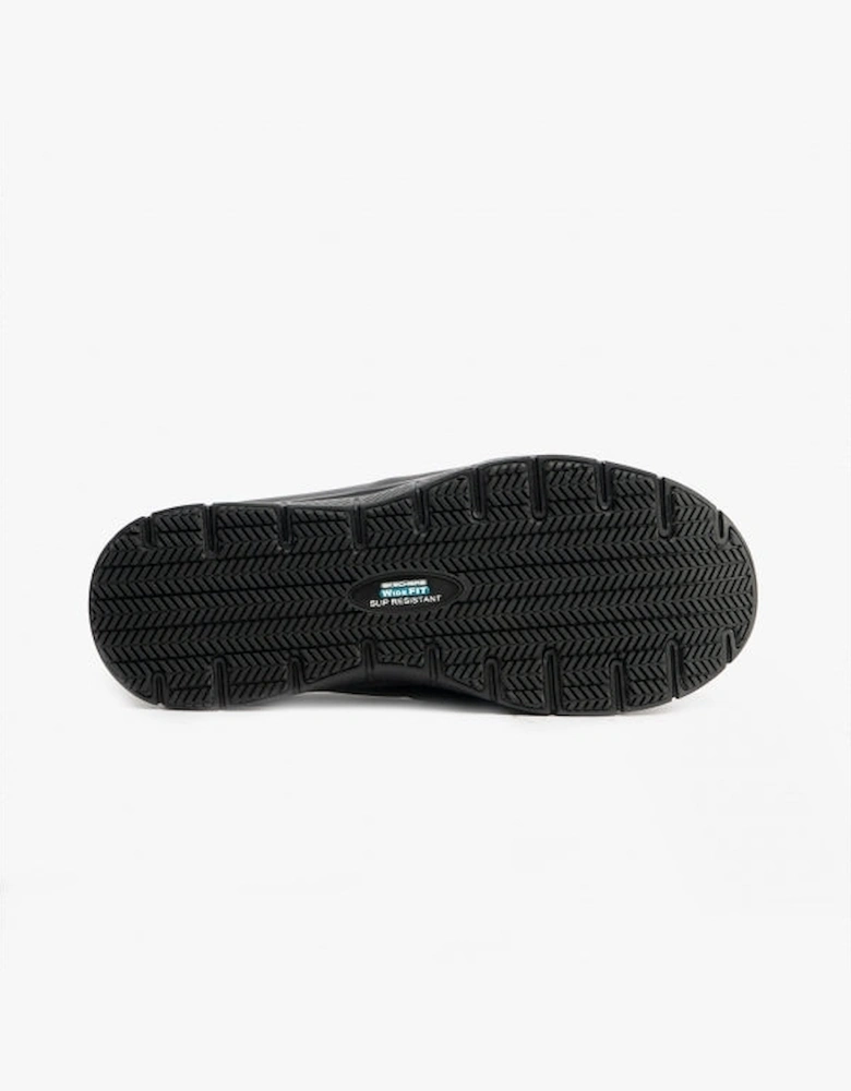 77048WEC/BBK WIDE FIT: FLEX ADVANTAGE - MCALLEN SR Mens Trainers Black