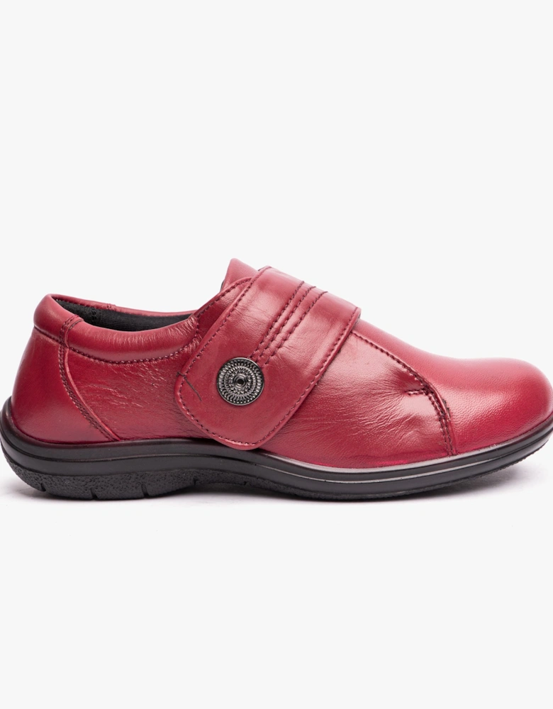 RITA Womens Casual Shoes Burgundy