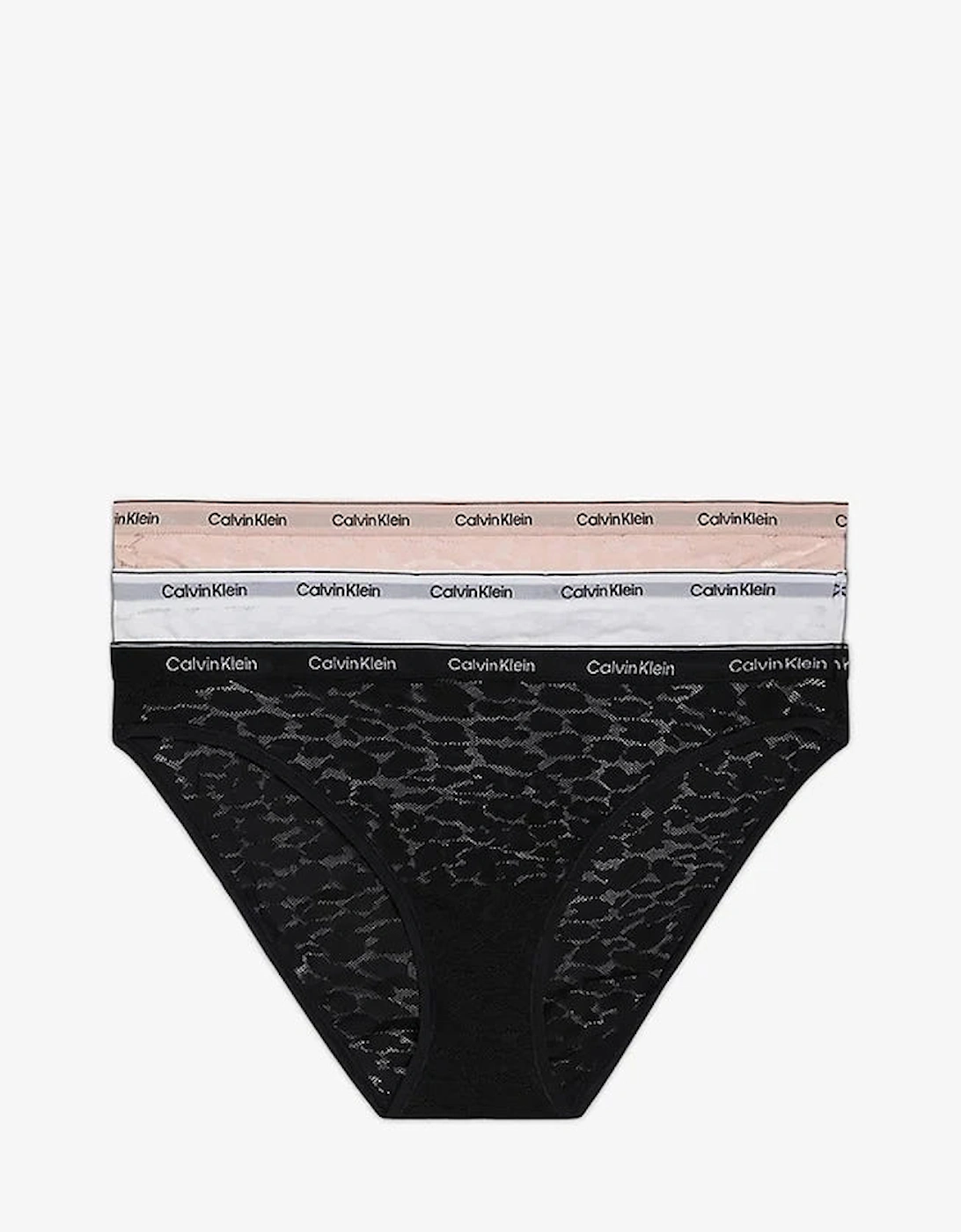 MODERN LACE 3 Pack Bikini Womens Black/White/Subdued, 5 of 4