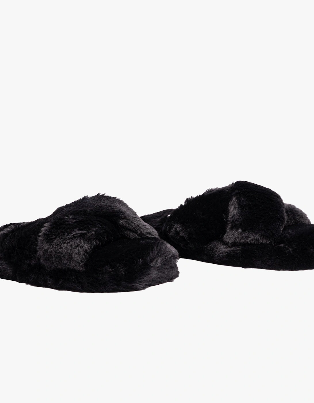 RUBY Womens Mule Slippers Black