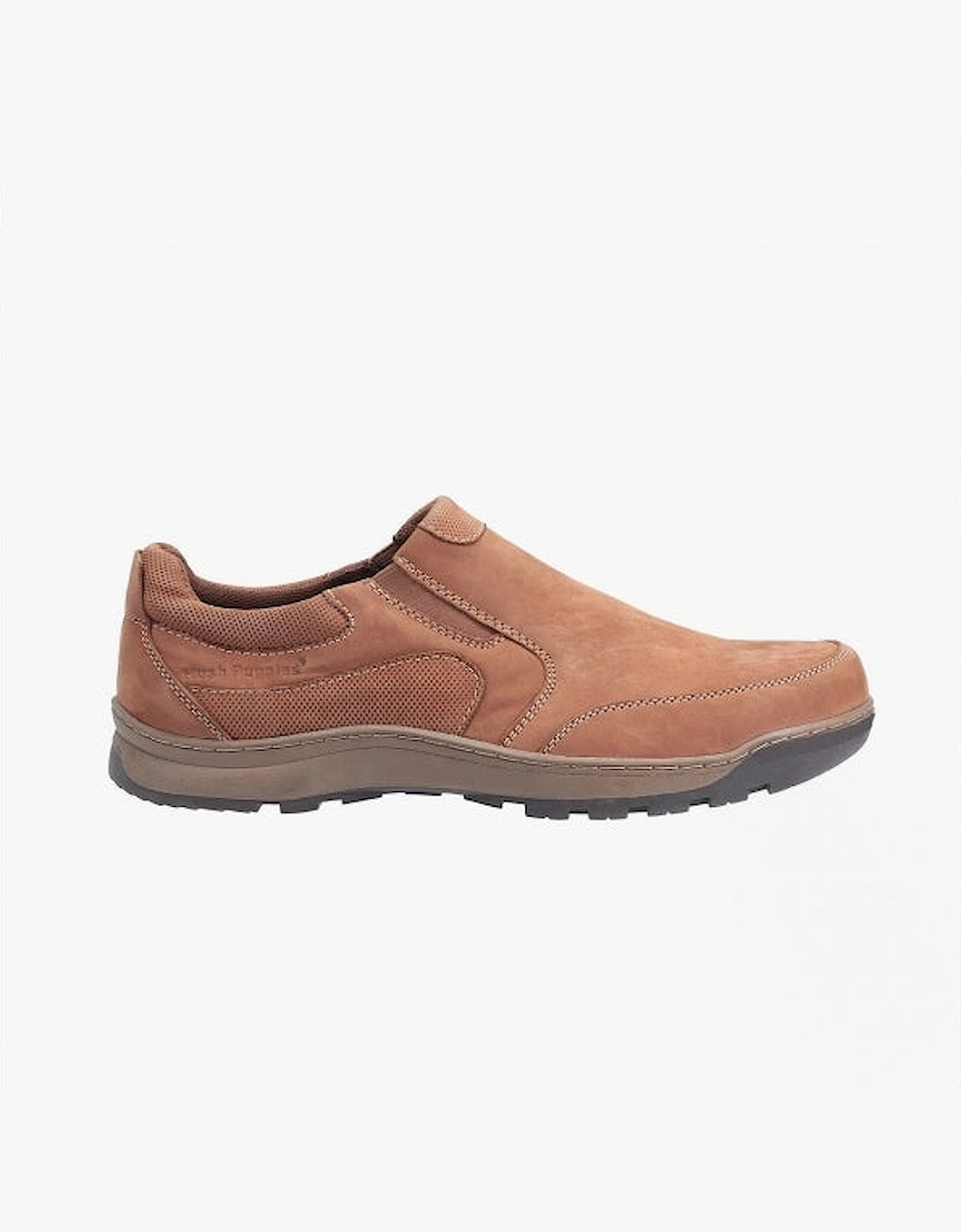 Hush Puppies Men's Hush Puppies JASPER Mens Leather Slip On Shoes Tan - Brown