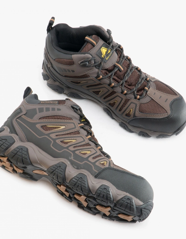 AS801 ROCKINGHAM Mens Hiker Safety Boots Brown