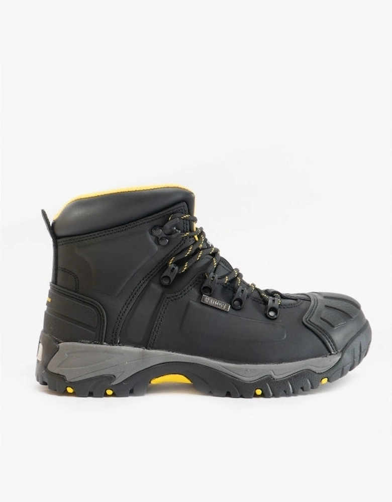 Amblers Safety AS803 Mens Leather Safety Wide Fitting Boots Black