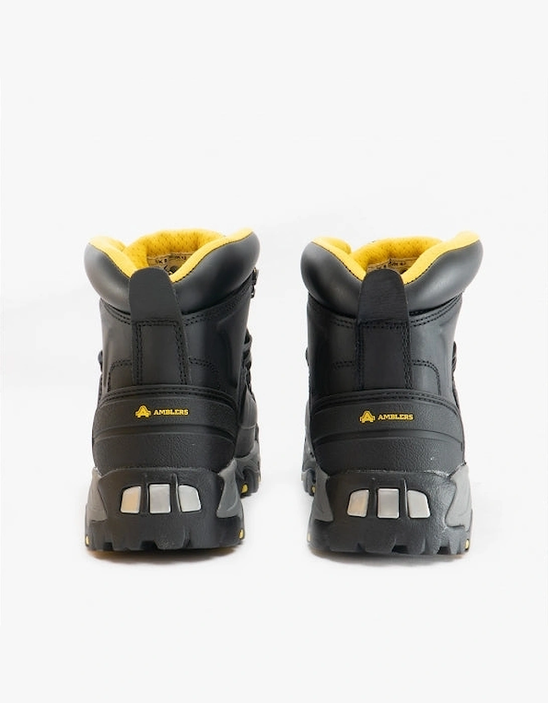Amblers Safety AS803 Mens Leather Safety Wide Fitting Boots Black